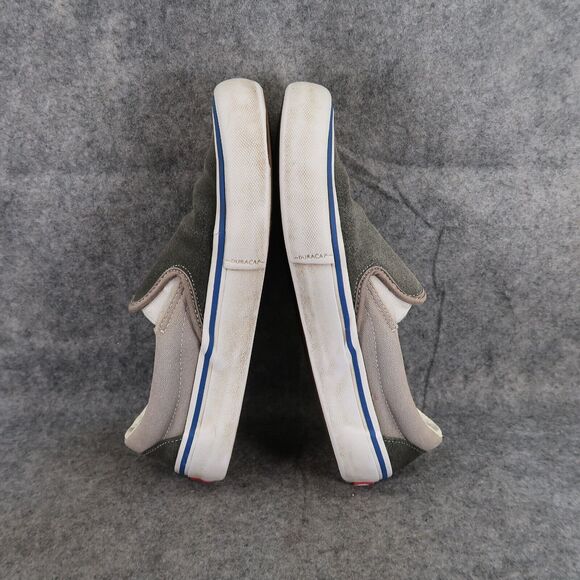 Vans Shoes Mens 7 Sneaker OG Slip On 59 Suede Canvas Skate Casual Ultracush Gray - Picture 9 of 14